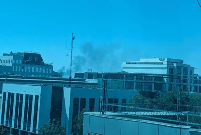 Пожар в жилом доме села Ак-Жол: дым виден даже из центра столицы