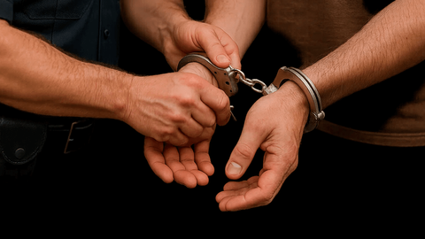 В Манасе задержали двух мужчин, стрелявших из автомобиля
