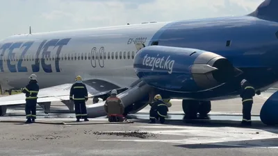 Авиакомпанию Tez Jet лишили лицензии после происшествия в аэропорту «Манас»