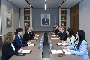 Джейхун Байрамов провел обсуждения с американским сенатором (ФОТО)