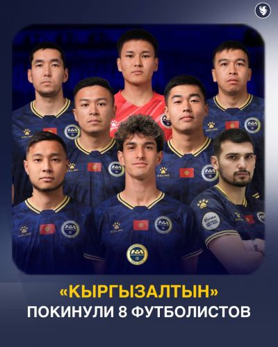 Eight footballers leave Kyrgyzaltyn team following coach’s criticism