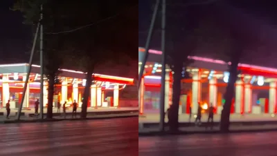 В Бишкеке утром сгорел Merсedes Benz. Четыре человека госпитализированы с ожогами (видео)
