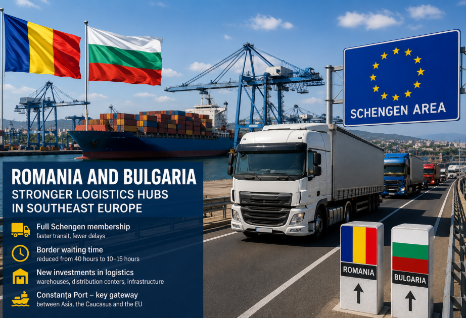 Şengen məkanına qoşulma Rumıniya və Bolqarıstanı Cənub-Şərqi Avropanın logistika mərkəzinə çevirir