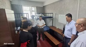Заместитель Омбудсмена КР проверил условия содержания в новых колонии и СИЗО Джалал-Абадской области