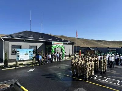 В Баткене открыт новый пограничный пост на границе с Узбекистаном