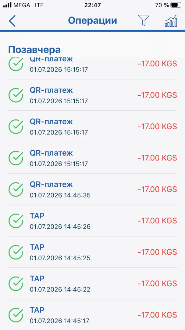 В Бишкеке за одну поездку списали деньги девять раз: жалобы на систему «Тулпар»