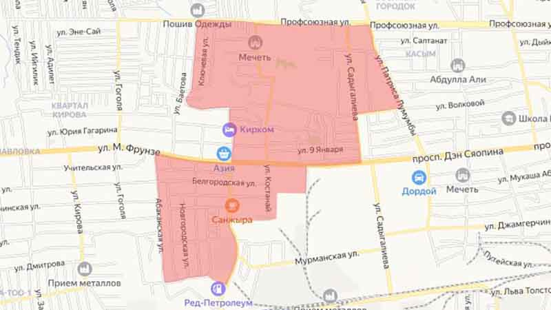 В части Бишкека 21 апреля временно отключат воду