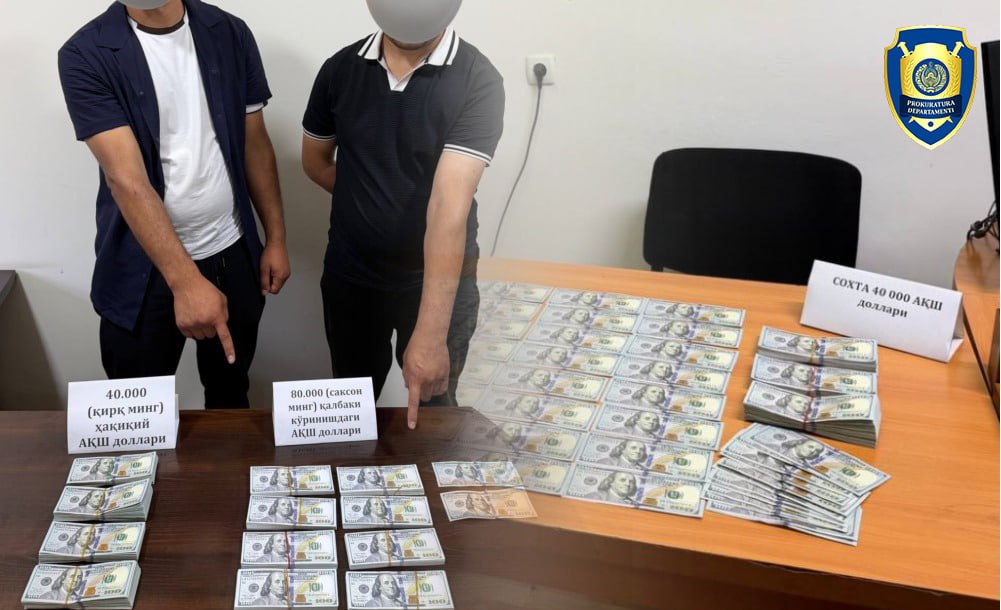 В Ташкентской и Навоийской областях пресекли сбыт фальшивых долларов