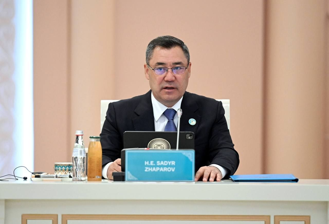 Президент Садыр Жапаров выступил на саммите ОТГ в Туркестане
