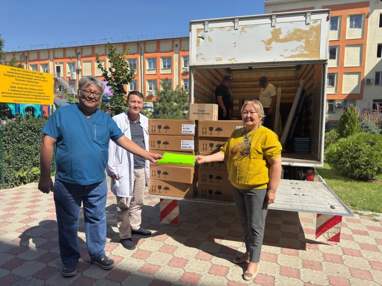 Children with cancer in Bishkek receive vital medication