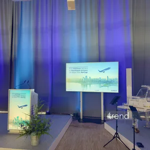 В Гамбурге проходит церемония передачи первого самолета Airbus A321neo AZAL (ФОТО)