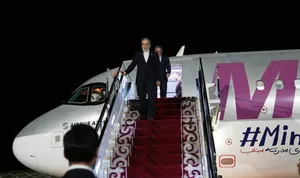 Iranian Foreign Minister Abbas Araghchi arrives in Kyrgyzstan
