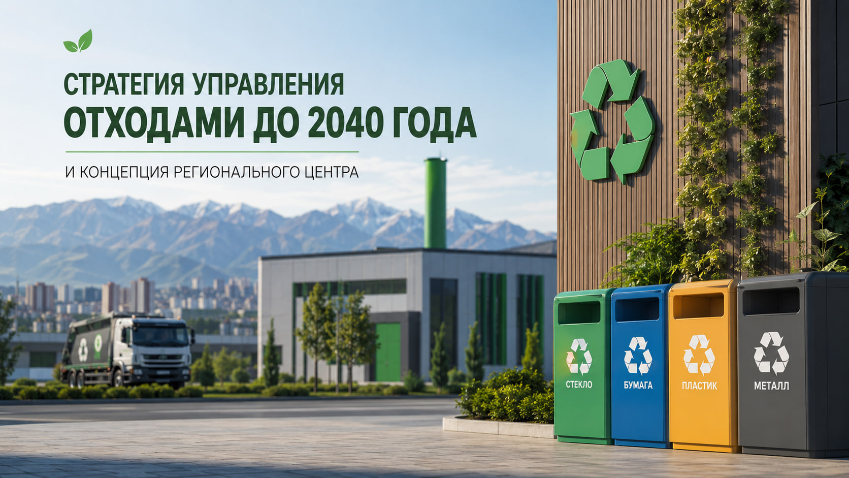 В Душанбе представили стратегию управления отходами до 2040 года и концепцию регионального центра