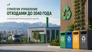 В Душанбе представили стратегию управления отходами до 2040 года и концепцию регионального центра