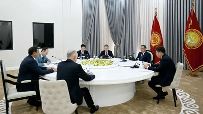 Садыр Жапаров принял главу МИД Беларуси