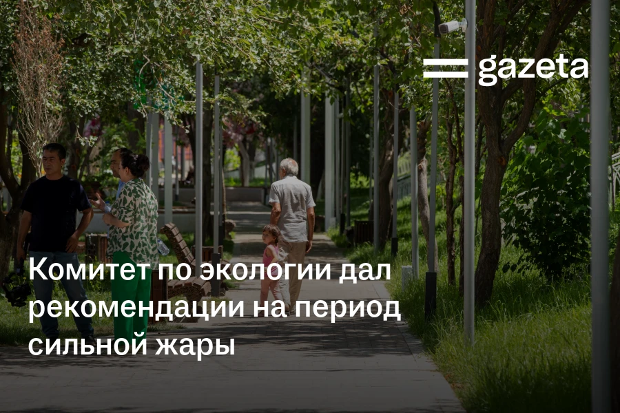 Комитет по экологии дал рекомендации на период сильной жары