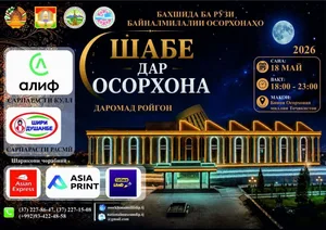 Салом алейкум, Таджикистан! Анонсы событий, день в истории, прогноз погоды на 18 мая 2026 года