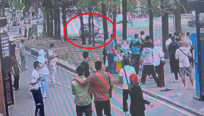 Появилось видео смертельного наезда на велосипедиста