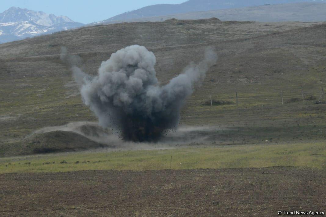 В Кяльбаджаре взорвался боеприпас