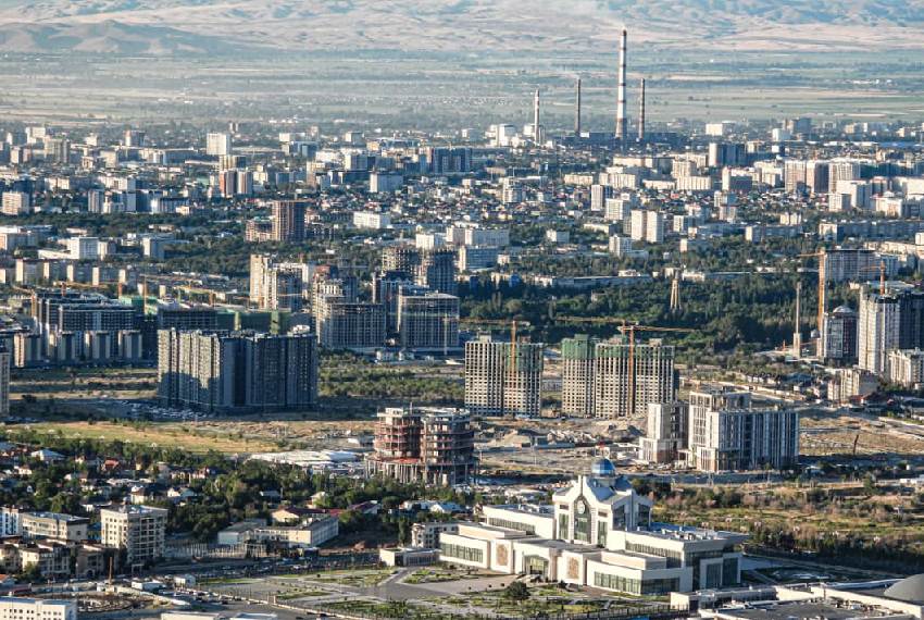 Буйство закатов и панорама Бишкека. Фото и видео читателей 24.kg