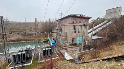 На Лебединовской ГЭС началось строительство временного городка в рамках реконструкции станции