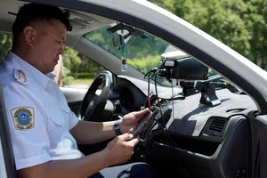 В Кыргызстане патрульные авто смогут выявлять нарушения ПДД во время движения (видео)