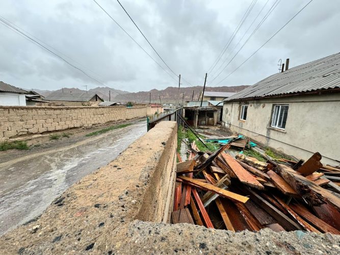Mudflow diversion canal to be built in Naryn