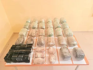Пограничники пресекли ввоз 32 кг наркотиков из Ирана в Азербайджан