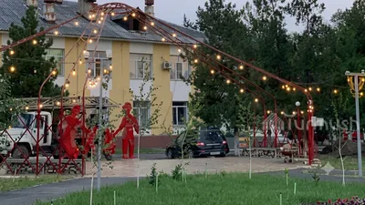 В Беловодском установили освещение в парке отдыха