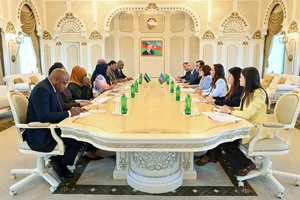 Сахиба Гафарова приняла председателя парламента Мозамбика
