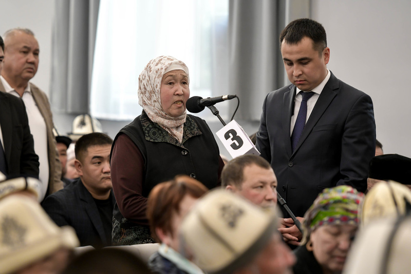 President Japarov addresses alleged mortgage fraud in Nookat district