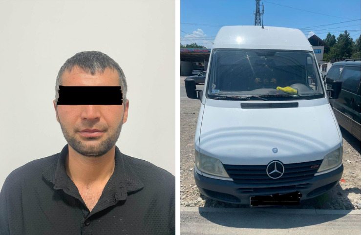 В Оше пьяный мужчина угнал машину с печеньем и раздал его прохожим как благотворительность