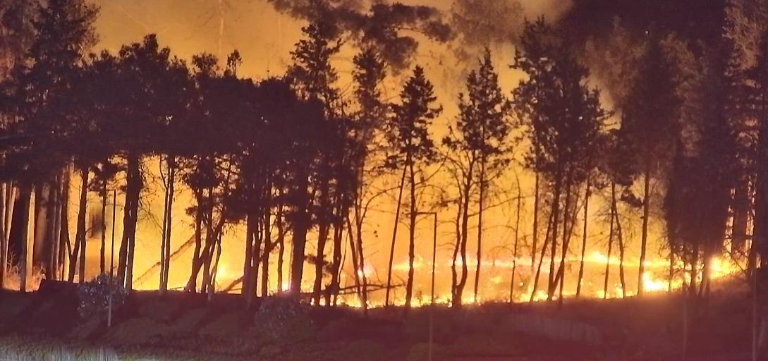 На закрытой из-за пожара дороге в Баку восстановили движение