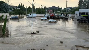 Сель оставил без электричества Баткен и близлежащие села (фото)