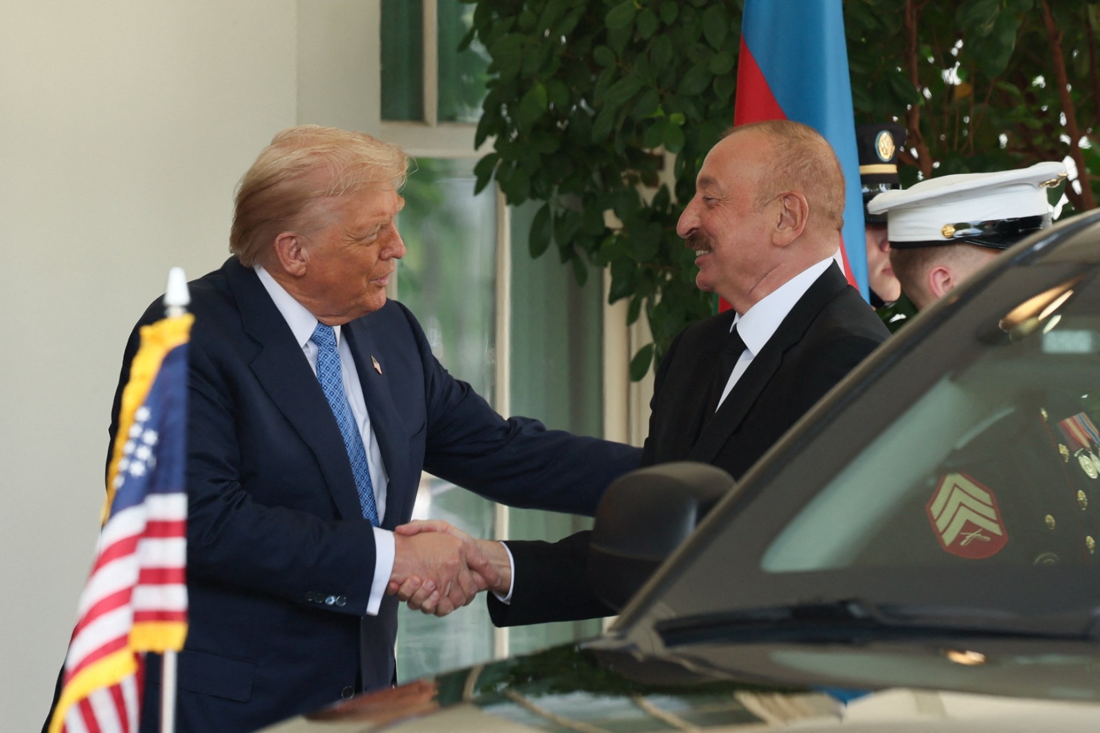 Алиев поблагодарил Трампа за вклад в мир между Азербайджаном и Арменией