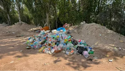 Служба экологического надзора выписала штраф за складирование мусора на берегу Иссык-Куля
