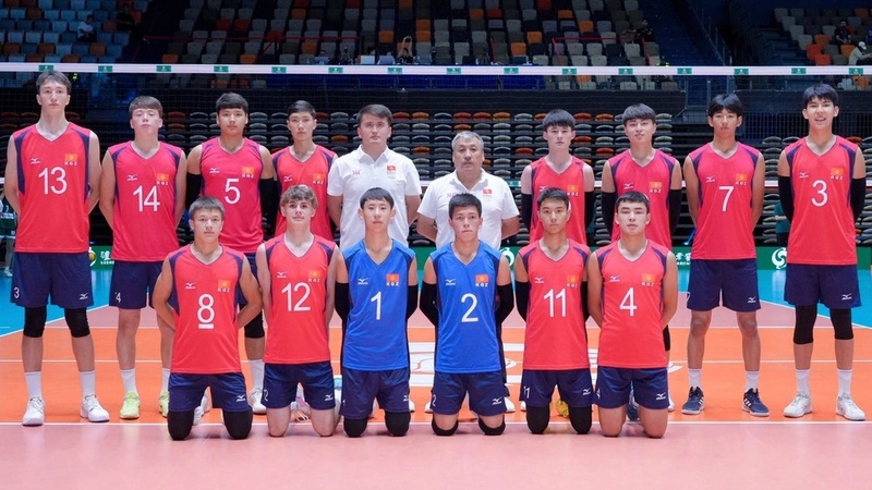 Kyrgyz youth volleyball team makes Asian Championship debut in China