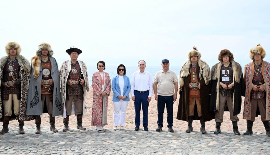 President, First Lady of Albania shown ethnocultural program in Issyk-Kul region