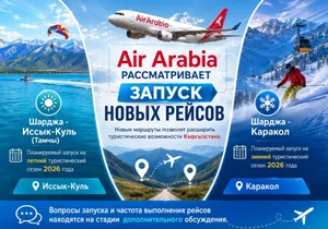 Рейсы из ОАЭ на Иссык-Куль: Шарджу и Тамчи могут связать прямым сообщением