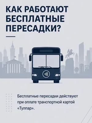 В мэрии объяснили, как работают бесплатные пересадки в автобусах Бишкека