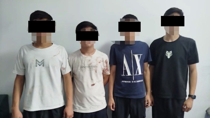 В Оше задержали четверых молодых людей после нападения на мужчину