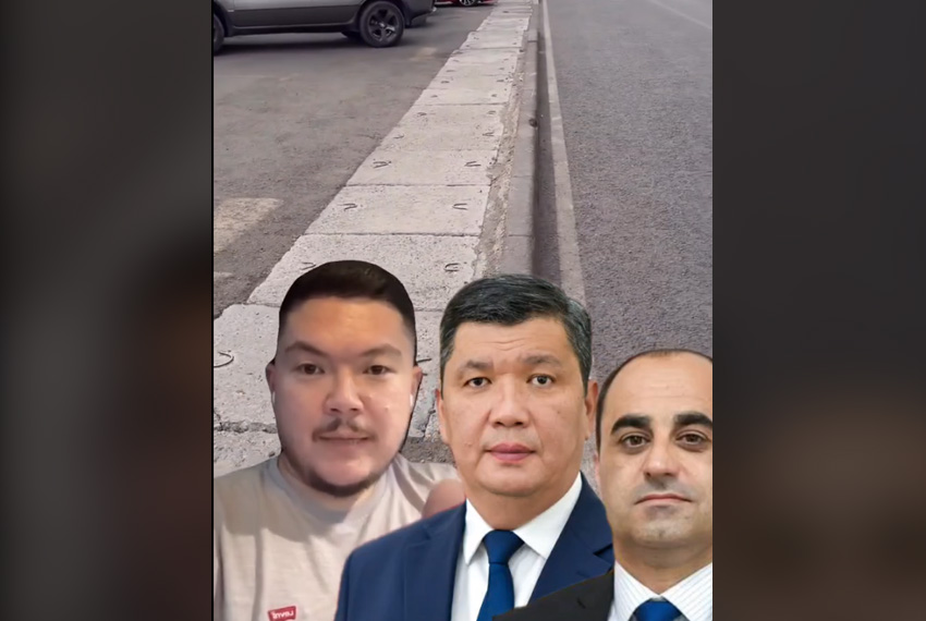 Парковка есть, проезда нет. Горожанин показал абсурдную ситуацию на Юнусалиева