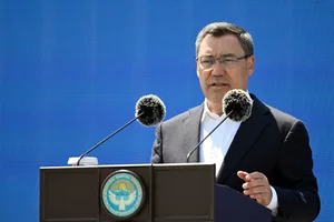 Садыр Жапаров дал старт строительству каскада Казарманских ГЭС (фото)