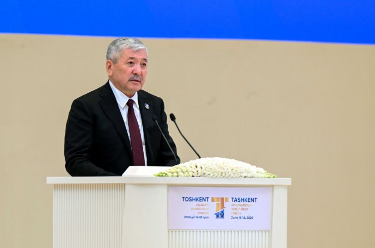 Cabinet Chairman of Kyrgyzstan makes speech at Tashkent Investment Forum
