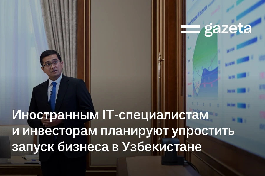 Иностранным IT-специалистам и инвесторам планируют упростить запуск бизнеса в Узбекистане