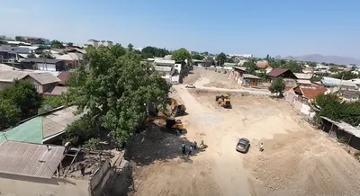 В городе Ош расширяют улицу Абдыкадырова