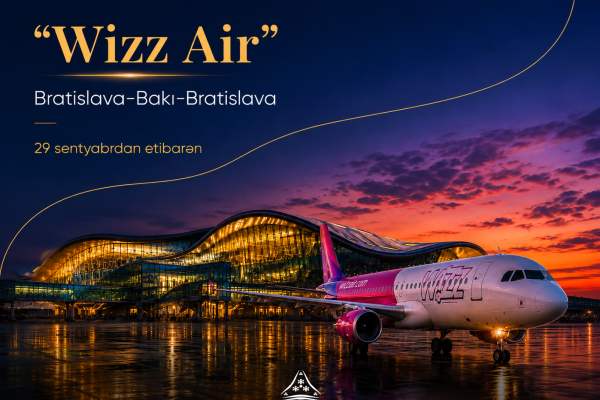 Wizz Air открывает прямые рейсы между Баку и Братиславой