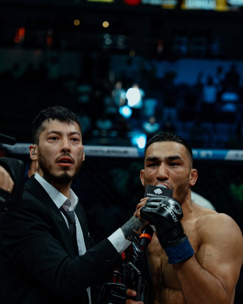 Фазлиддин Мадрахимов стал обладателем временного пояса лиги Octagon