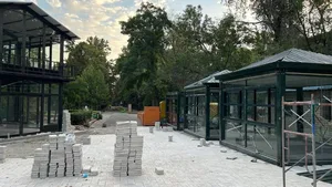Реконструкция Дубового парка: вместо новых деревьев началась стройка павильонов