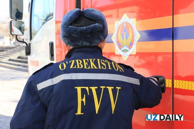 В Зангиатинском районе Ташкентской области произошел пожар в магазине